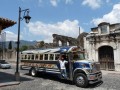 Typischer Custom-Linien-Bus in Guatemala.
